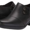 Clarks Emslie Women's Warren Slip-on Loafer Leather Shoes - Image 8